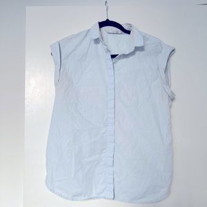 Light Blue Shirt Short Sleeve from Zara Size Small